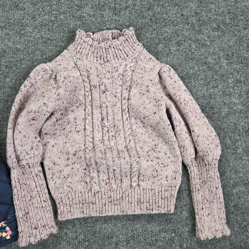 Janie & Jack Lot of‎ 3 Puffer Jacket Knit Sweater & Beanie Size 2T Winter